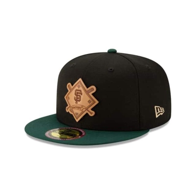 Sapca New Era San Francisco Giants MLB Debossed 59FIFTY Fitted - Negrii